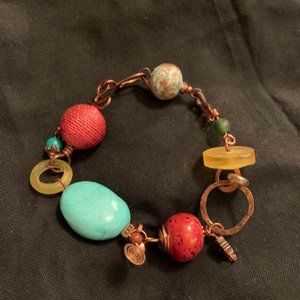 Artisan made copper bracelet